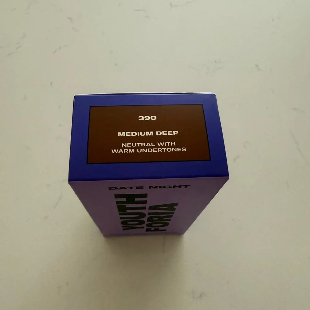 Youthforia Date Night Skin Tint Serum Foundation 390 Med/Deep Neutral Warm Under